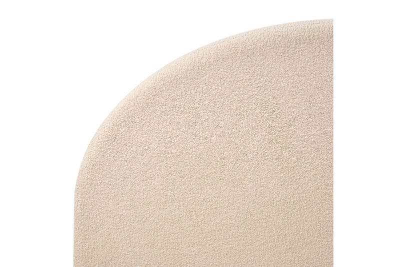 Seng med lamellramme Vaucluse - Beige/Bouclé, 180x200 cm - Møbler - Senger - Sengeramme & sengestamme