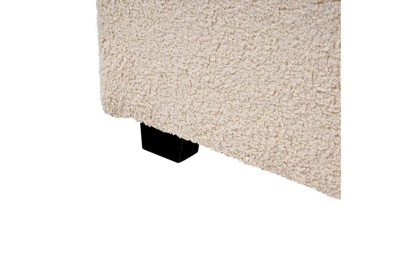 Seng med lamellramme Vaucluse - Beige/Bouclé, 180x200 cm - Møbler - Senger - Sengeramme & sengestamme