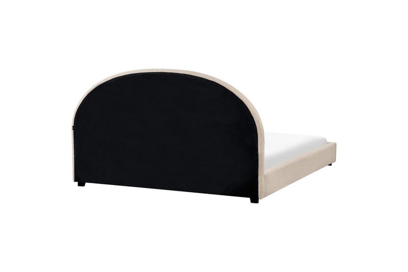 Seng med lamellramme Vaucluse - Beige/Bouclé, 180x200 cm - Møbler - Senger - Sengeramme & sengestamme