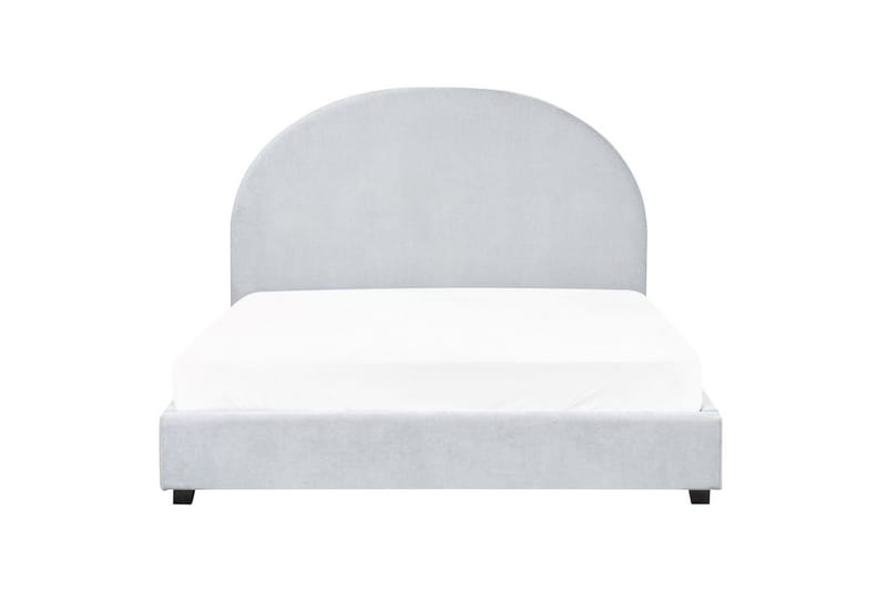 Seng med lamellramme Vaucluse - Lys blå/Polyester, 140x200 cm - Møbler - Senger - Sengeramme & sengestamme