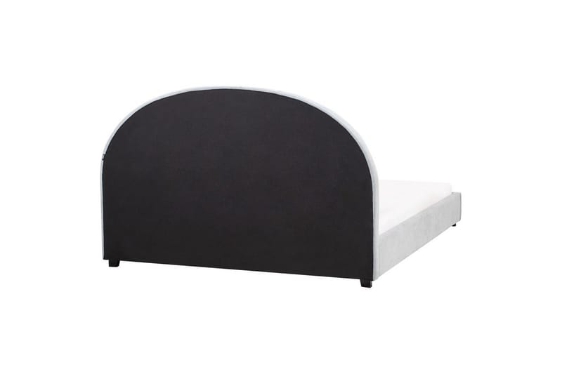 Seng med lamellramme Vaucluse - Lys blå/Polyester, 160x200 cm - Møbler - Senger - Sengeramme & sengestamme