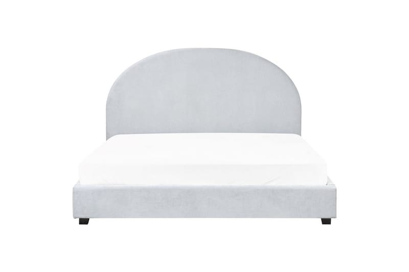 Seng med lamellramme Vaucluse - Lys blå/Polyester, 160x200 cm - Møbler - Senger - Sengeramme & sengestamme