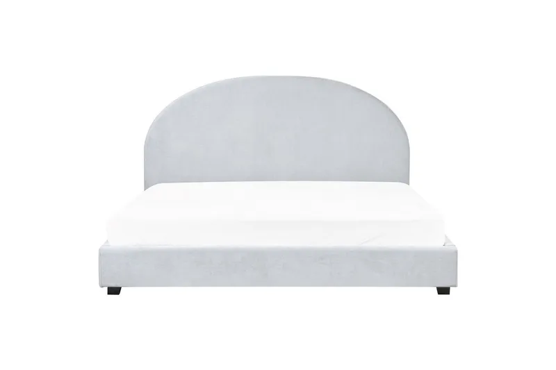 Seng med lamellramme Vaucluse - Lys blå/Polyester, 180x200 cm - Møbler - Senger - Sengeramme & sengestamme