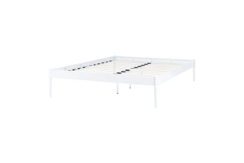 Seng med lamellramme Vaurs, Hvit, 160x200 cm
