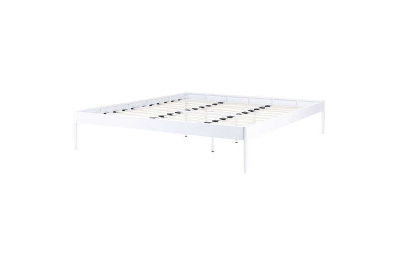 Seng med lamellramme Vaurs, Hvit, 180x200 cm