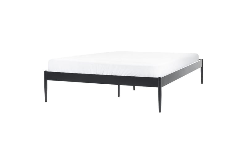 Seng med lamellramme Vaurs - Svart, 140x200 cm - Møbler - Senger - Sengeramme & sengestamme