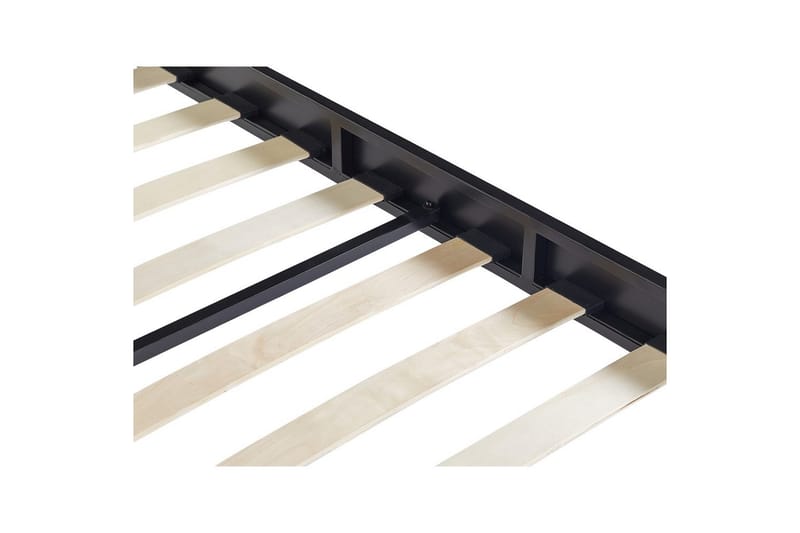 Seng med lamellramme Vaurs - Svart, 160x200 cm - Møbler - Senger - Sengeramme & sengestamme