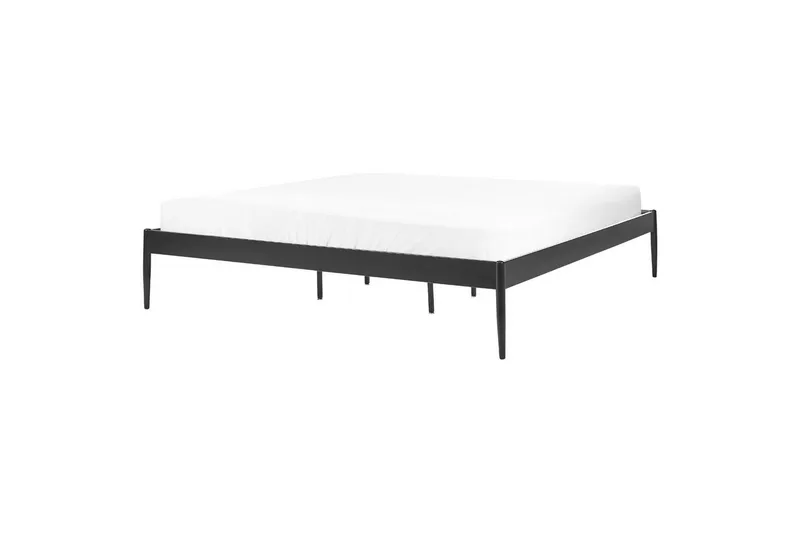 Seng med lamellramme Vaurs - Svart, 180x200 cm - Møbler - Senger - Sengeramme & sengestamme