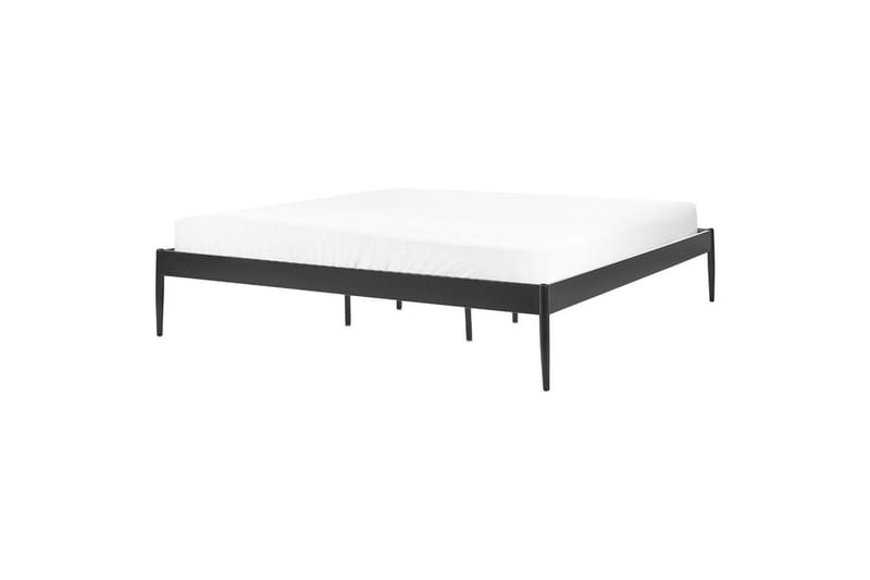 Seng med lamellramme Vaurs - Svart, 180x200 cm - Møbler - Senger - Sengeramme & sengestamme