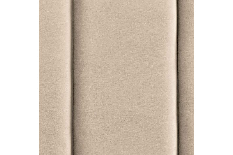 Seng med lamellramme Villette - Beige, svart, 140x200 cm - Møbler - Senger - Sengeramme & sengestamme