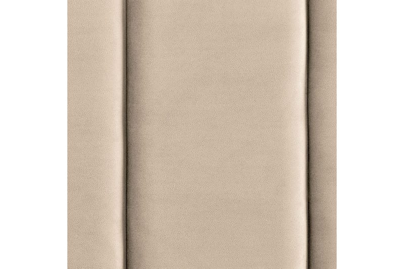 Seng med lamellramme Villette - Beige, svart, 140x200 cm - Møbler - Senger - Sengeramme & sengestamme