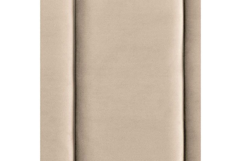 Seng med lamellramme Villette - Beige, svart, 160x200 cm - Møbler - Senger - Sengeramme & sengestamme