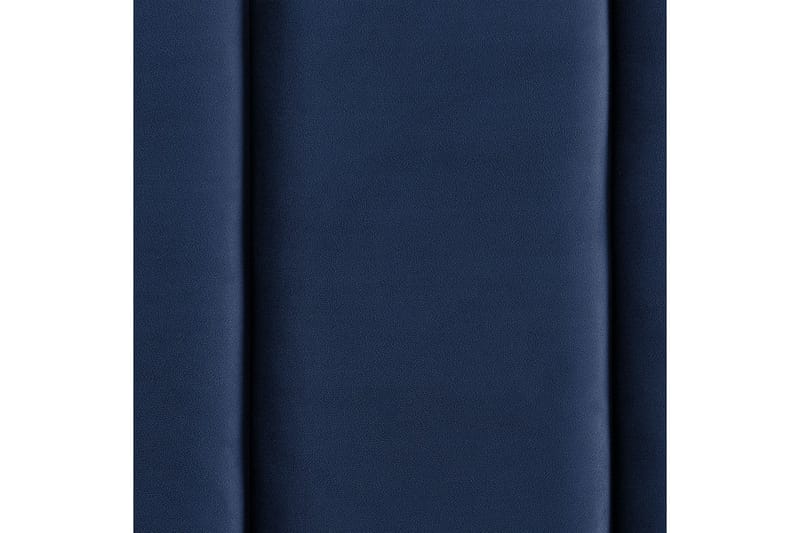 Seng med lamellramme Villette - Blå, Svart, 160x200 cm - Møbler - Senger - Sengeramme & sengestamme