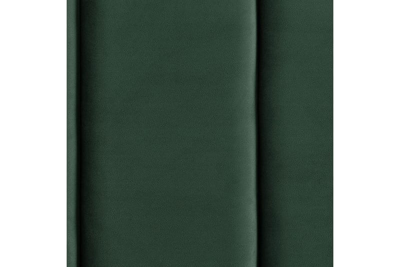 Seng med lamellramme Villette - Grønn, svart, Grønn, Svart, 140x200 cm - Møbler - Senger - Sengeramme & sengestamme