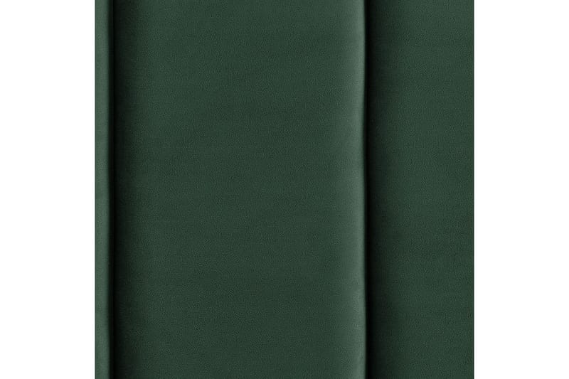 Seng med lamellramme Villette - Grønn, svart, Grønn, Svart, 140x200 cm - Møbler - Senger - Sengeramme & sengestamme