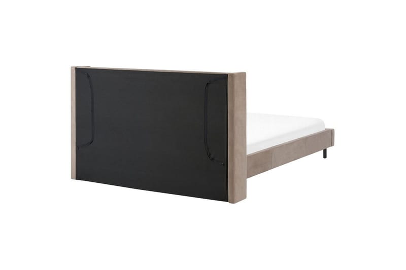 Seng med lamellramme Villette - Taupe, gull, 180x200 cm - Møbler - Senger - Sengeramme & sengestamme