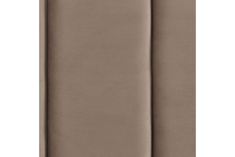 Seng med lamellramme Villette - Taupe, svart, 160x200 cm - Møbler - Senger - Sengeramme & sengestamme