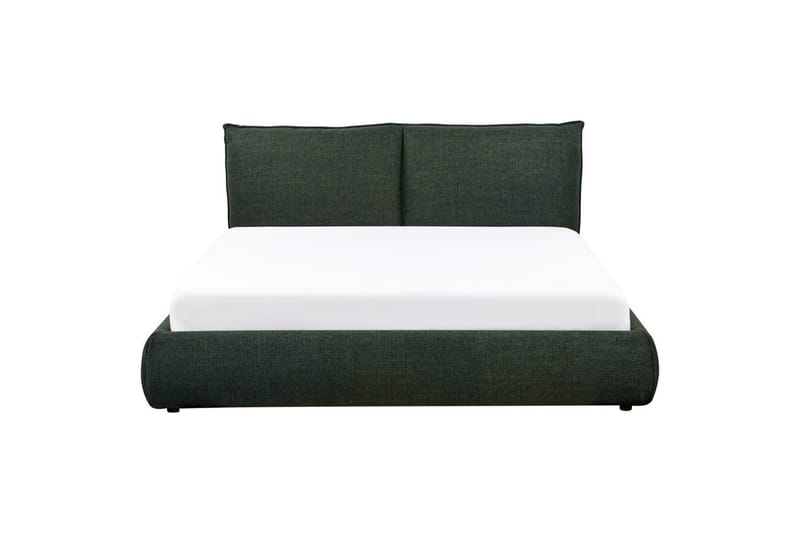 Seng med lamellramme Vinay - Mørkegrønn, 160x200 cm - Møbler - Senger - Sengeramme & sengestamme