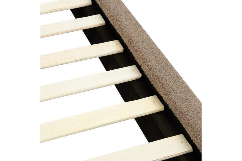 Seng med lamellramme Vinay - Taupe, 180x200 cm - Møbler - Senger - Sengeramme & sengestamme