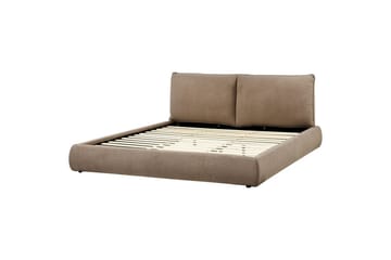 Seng med lamellramme Vinay - Taupe, 180x200 cm - Møbler - Senger - Sengeramme & sengestamme