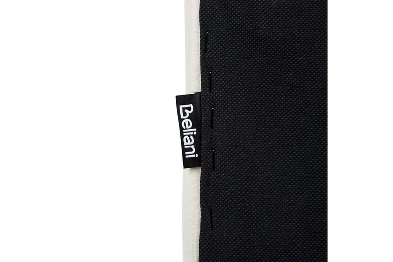 Seng med lamellramme Vincennes - Hvit, Svart, 140x200 cm - Møbler - Senger - Sengeramme & sengestamme