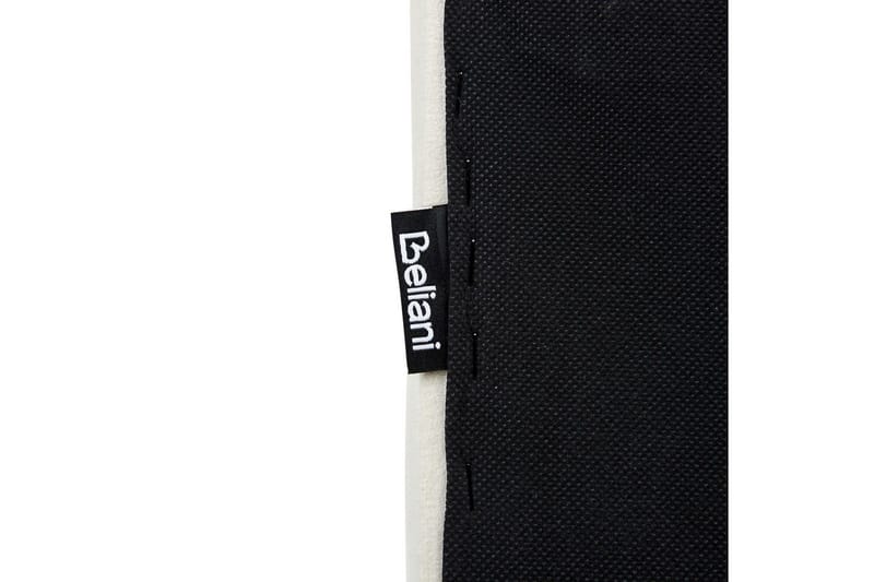 Seng med lamellramme Vincennes - Hvit, Svart, 140x200 cm - Møbler - Senger - Sengeramme & sengestamme