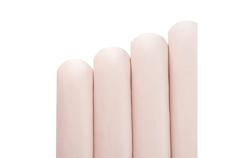 Seng med lamellramme Vincennes - Rosa, Svart, 180x200 cm - Møbler - Senger - Sengeramme & sengestamme