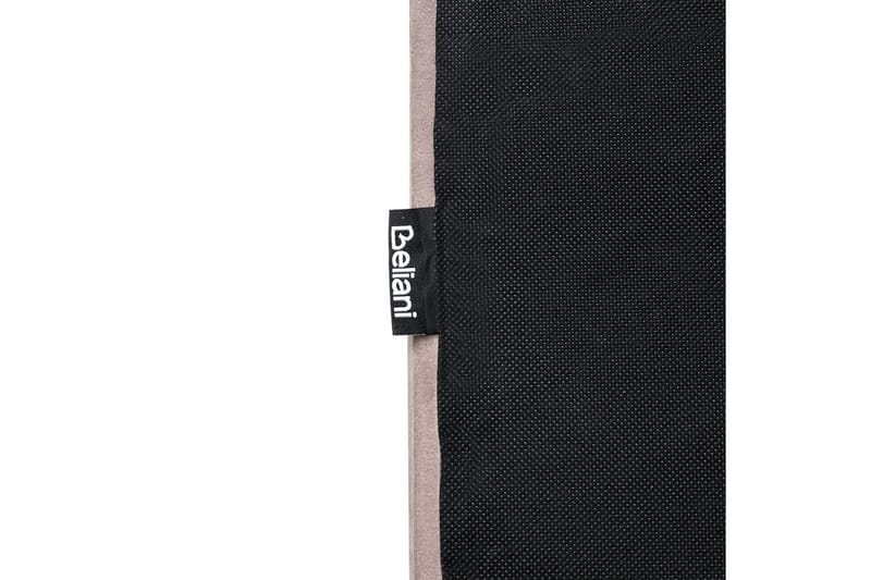 Seng med lamellramme Vincennes - Taupe, svart, 140x200 cm - Møbler - Senger - Sengeramme & sengestamme