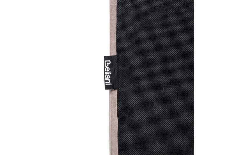 Seng med lamellramme Vincennes - Taupe, svart, 140x200 cm - Møbler - Senger - Sengeramme & sengestamme