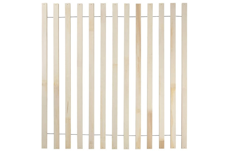 Seng med LED-belysning Boisset - Brun/Gummitre, 180x200 cm - Møbler - Senger - Sengeramme & sengestamme