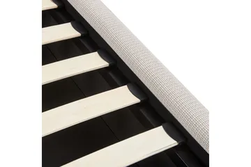 Seng med oppbevaring Bajonna - Beige, 160x200 cm - Møbler - Senger - Sengeramme & sengestamme