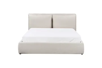 Seng med oppbevaring Bajonna - Beige, 160x200 cm - Møbler - Senger - Sengeramme & sengestamme