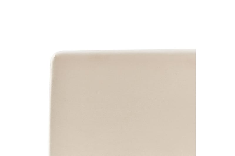 Seng med oppbevaring Bousse - Beige/Fløyel, 160x200 cm - Møbler - Senger - Sengeramme & sengestamme