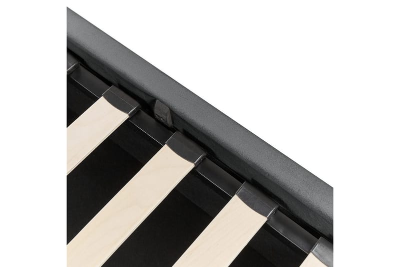 Seng med oppbevaring Bousse - Mørkegrå/fløyel, 160x200 cm - Møbler - Senger - Sengeramme & sengestamme