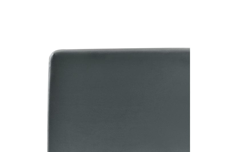 Seng med oppbevaring Bousse - Mørkegrå/fløyel, 160x200 cm - Møbler - Senger - Sengeramme & sengestamme