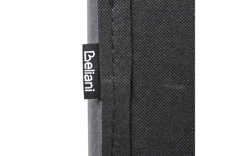 Seng med oppbevaring Bousse - Mørkegrå/fløyel, 180x200 cm - Møbler - Senger - Sengeramme & sengestamme