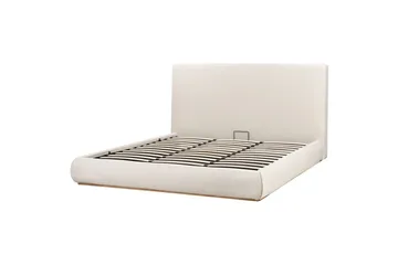 Seng med oppbevaring Campagne - Beige, 180x200 cm - Møbler - Senger - Sengeramme & sengestamme