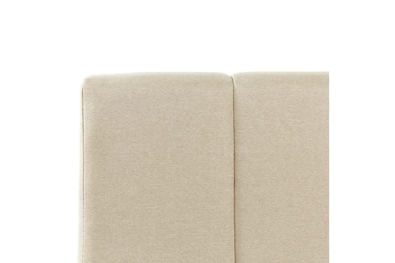 Seng med oppbevaring Dreux - Beige, svart, 160x200 cm - Møbler - Senger - Sengeramme & sengestamme