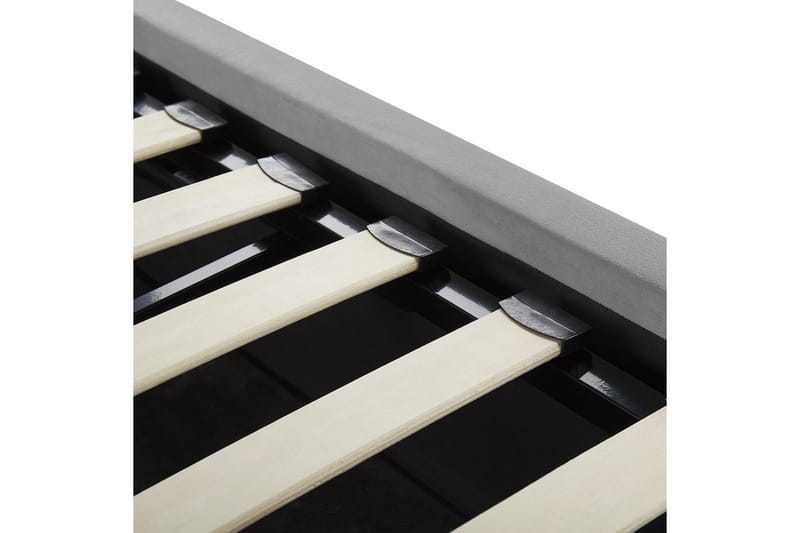 Seng med oppbevaring Lorient - Grå/Fløyel, Grå/fløyel, 180x200 cm - Møbler - Senger - Sengeramme & sengestamme