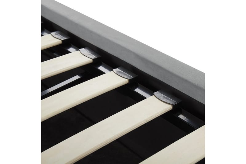 Seng med oppbevaring Lorient - Grå/Fløyel, Grå/fløyel, 180x200 cm - Møbler - Senger - Sengeramme & sengestamme