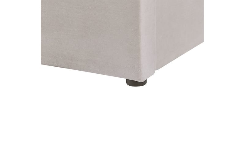 Seng med oppbevaring Lubbon - Sølv, 180x200 cm - Møbler - Senger - Sengeramme & sengestamme