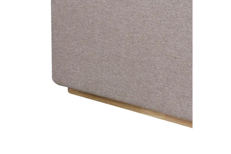 Seng med oppbevaring Monestier - Beige, 160x200 cm - Møbler - Senger - Sengeramme & sengestamme