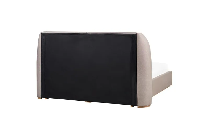 Seng med oppbevaring Monestier - Beige, 160x200 cm - Møbler - Senger - Sengeramme & sengestamme