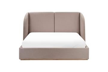 Seng med oppbevaring Monestier - Beige, 160x200 cm - Møbler - Senger - Sengeramme & sengestamme