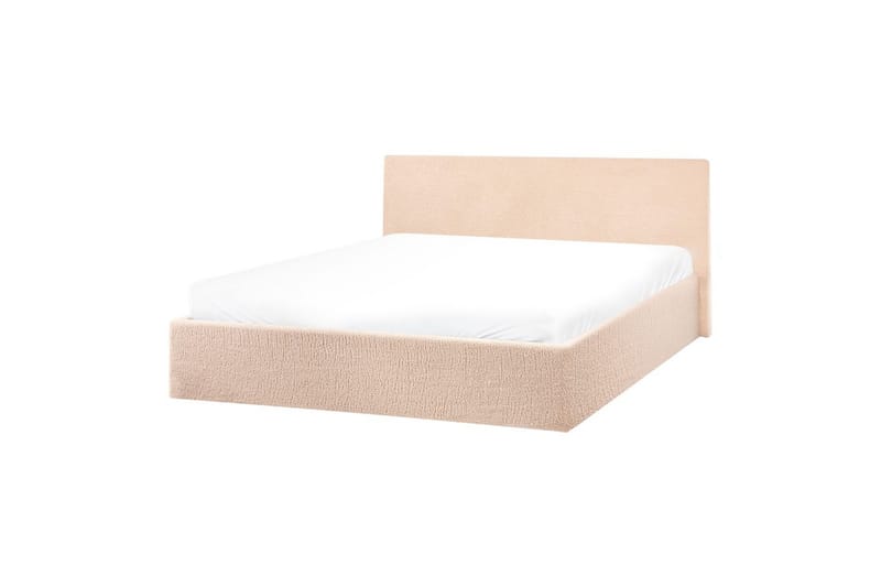 Seng med oppbevaring Orbey - Beige, 140x200 cm - Møbler - Senger - Sengeramme & sengestamme