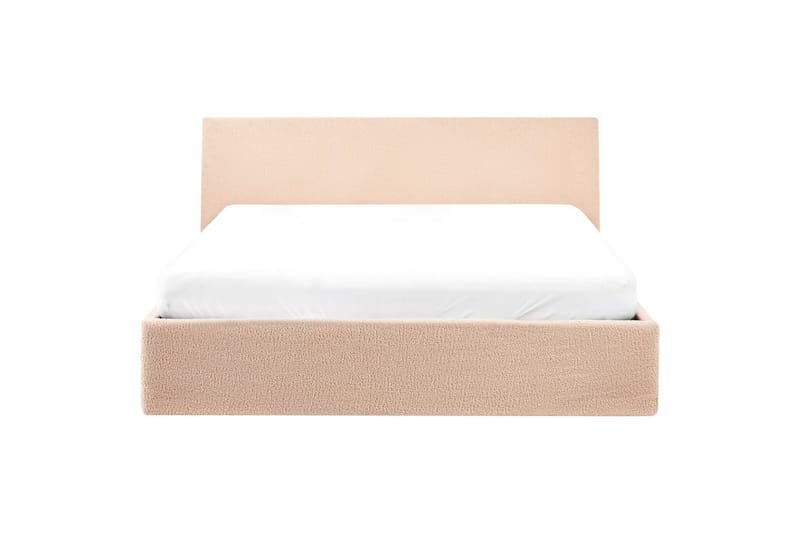 Seng med oppbevaring Orbey - Beige, 140x200 cm - Møbler - Senger - Sengeramme & sengestamme