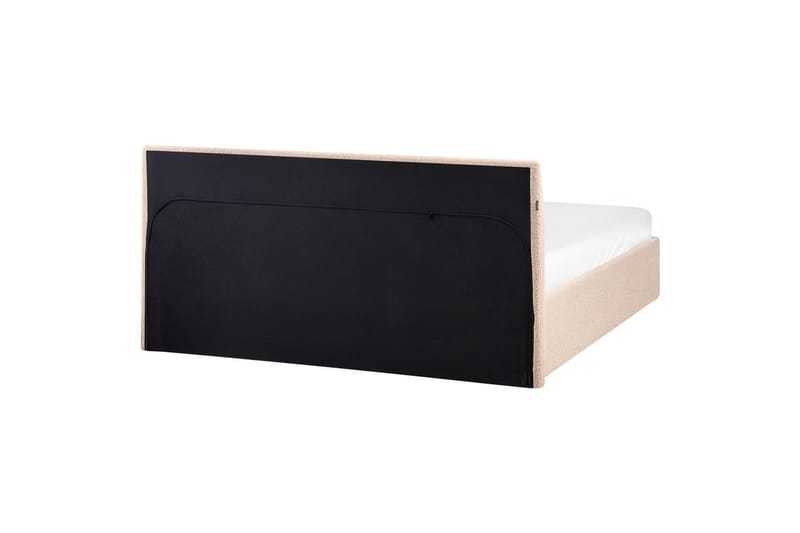 Seng med oppbevaring Orbey - Beige, 160x200 cm - Møbler - Senger - Sengeramme & sengestamme