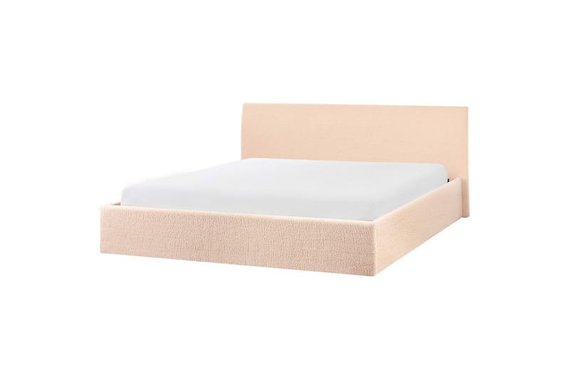 Seng med oppbevaring Orbey - Beige, 180x200 cm - Møbler - Senger - Sengeramme & sengestamme