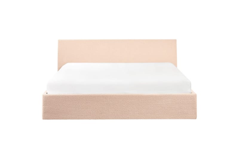 Seng med oppbevaring Orbey - Beige, 180x200 cm - Møbler - Senger - Sengeramme & sengestamme