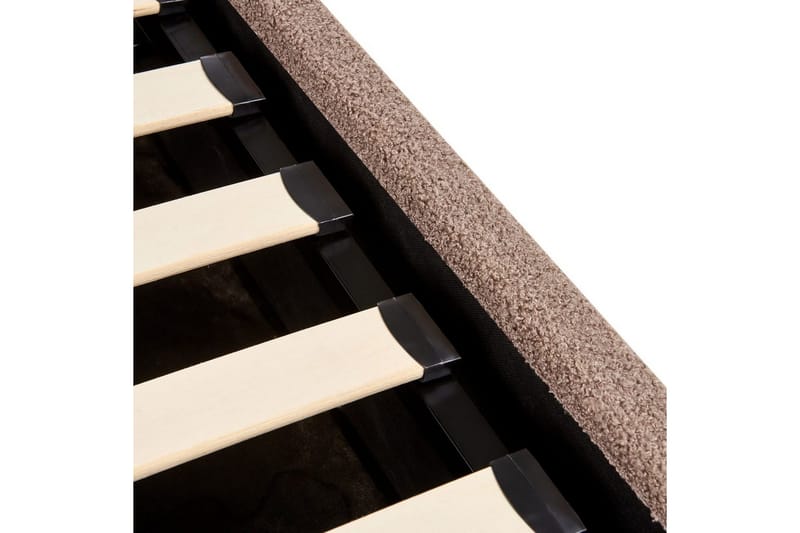 Seng med oppbevaring Orbey - Brun, 140x200 cm - Møbler - Senger - Sengeramme & sengestamme